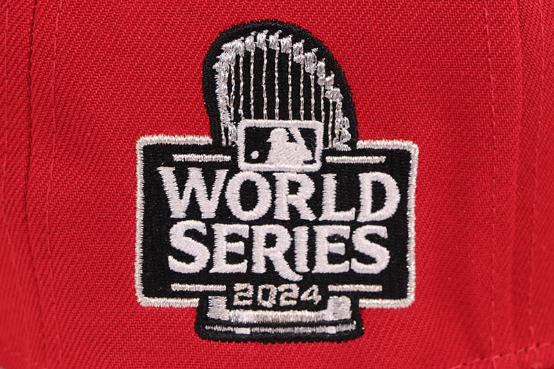 NEW ERA NEW YORK YANKEES 9FIFTY SNAPBACK CAP (2024 WORLD SERIES SIDE PATCH/GREY UNDER VISOR/RED)