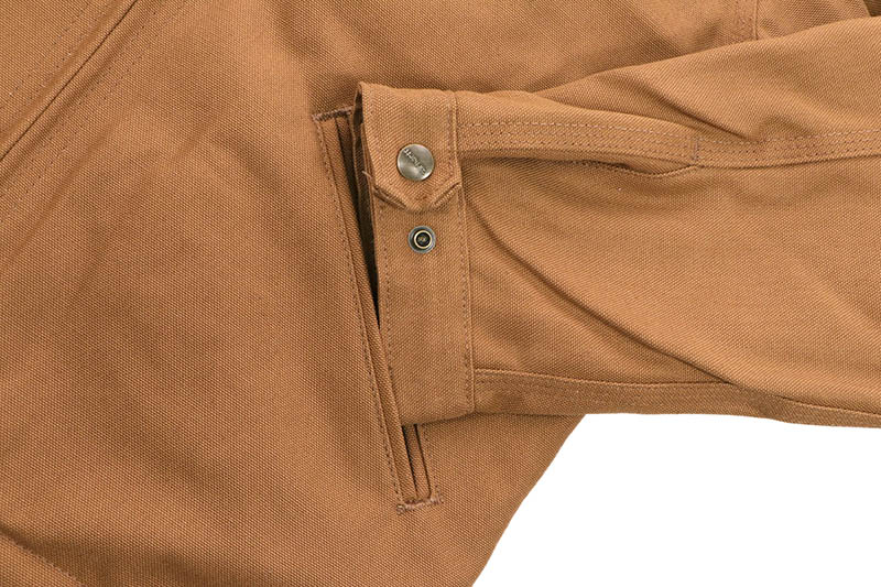 Carhartt BLANKET-LINED DETROIT JACKET (103828-BRN:Carhartt BROWN)