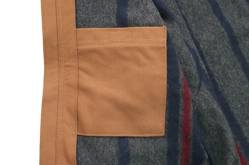Carhartt BLANKET-LINED DETROIT JACKET (103828-BRN:Carhartt BROWN)