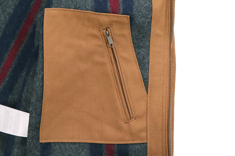 Carhartt BLANKET-LINED DETROIT JACKET (103828-BRN:Carhartt BROWN)