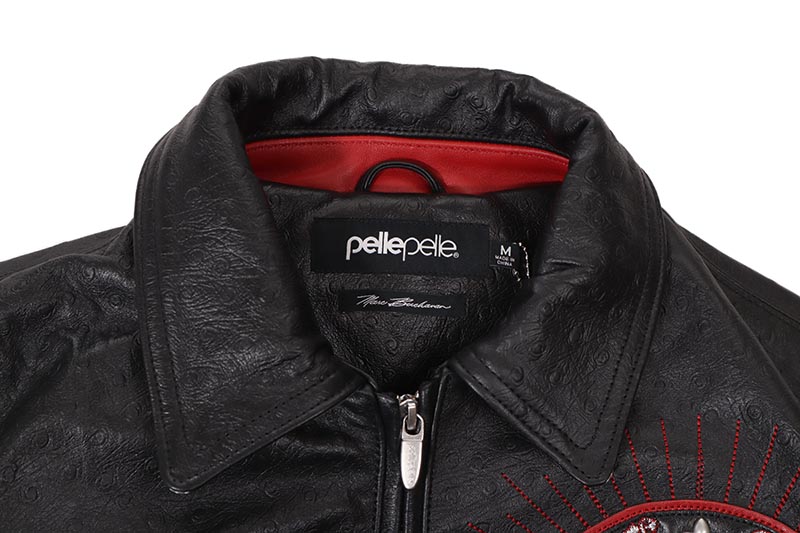 Pelle Pelle IMMORTAL JACKET (425-37545-BSC:BLACK/SILVER METALLIC/CABERNET)