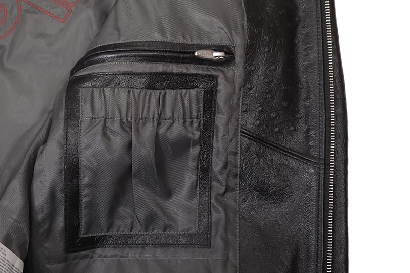 Pelle Pelle IMMORTAL JACKET (425-37545-BSC:BLACK/SILVER METALLIC/CABERNET)