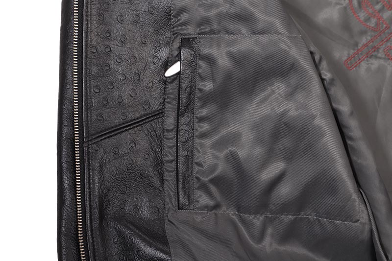 Pelle Pelle IMMORTAL JACKET (425-37545-BSC:BLACK/SILVER METALLIC/CABERNET)