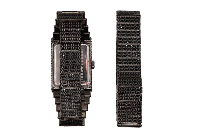 ICE STAR SQURE FACE WATCH & BRACELET (9832-105-901) BLACK