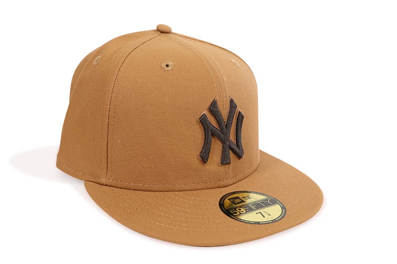 NEW ERA NEW YORK YANKEES DUCK CANVAS 59FIFTY FITTED CAP (LIGHT BRONZE) 14745156
