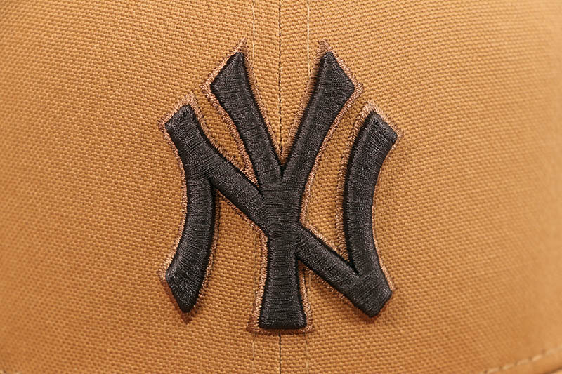 NEW ERA NEW YORK YANKEES DUCK CANVAS 59FIFTY FITTED CAP (LIGHT BRONZE) 14745156