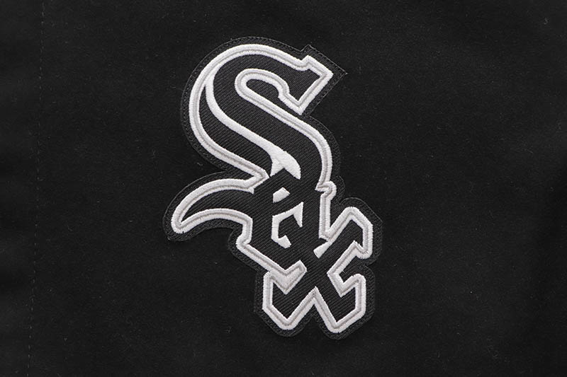 JH Design CHICAGO WHITE SOX REVERSIBLE WOOL AND LEATHER JACKET