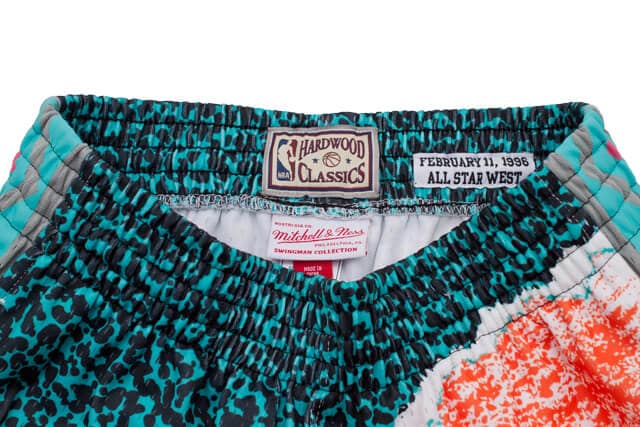 MITCHELL&NESS SWINGMAN MESH SHORTS(ALL-STAR WEST/1996/WHITE)