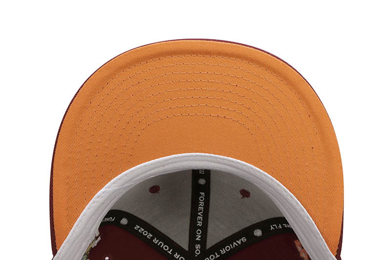 JAETIPS x GOOD TIMES SAVIOR WEB EXCLUSIVE FITTED CAP (SAVIOR TOUR SIDE PATCH/MAROON/ORANGE)