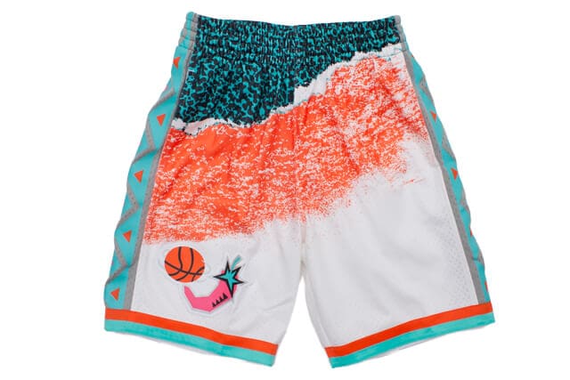MITCHELL&NESS SWINGMAN MESH SHORTS(ALL-STAR WEST/1996/WHITE)