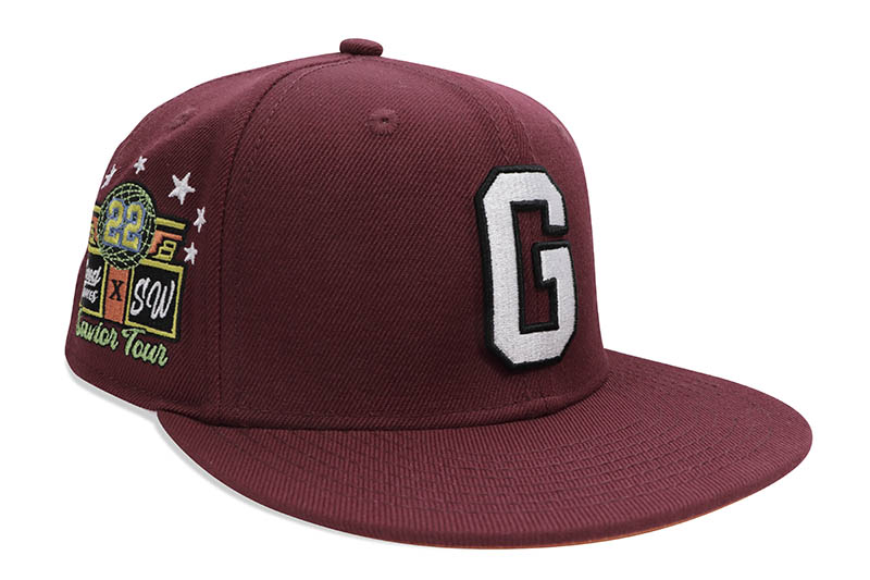 JAETIPS x GOOD TIMES SAVIOR WEB EXCLUSIVE FITTED CAP (SAVIOR TOUR SIDE PATCH/MAROON/ORANGE)