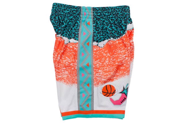 MITCHELL&NESS SWINGMAN MESH SHORTS(ALL-STAR WEST/1996/WHITE)