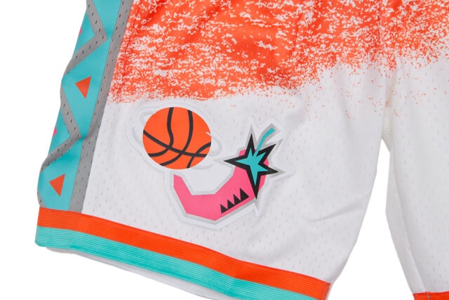 MITCHELL&NESS SWINGMAN MESH SHORTS(ALL-STAR WEST/1996/WHITE)