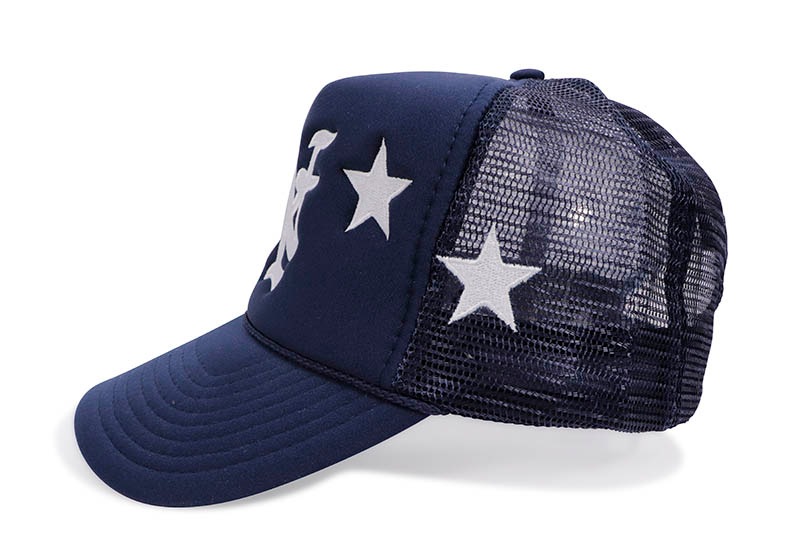 DROPOUT NEW YORK NY FLAMES TRUCKER HAT (NAVY) BB250