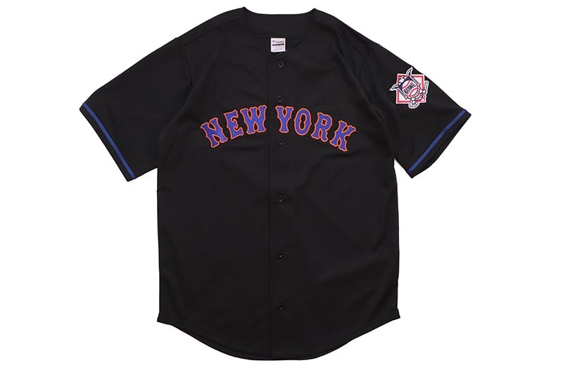 FANATICS NEW YORK METS BASEBALL SHIRT (ML2122SS0001:BLACK)