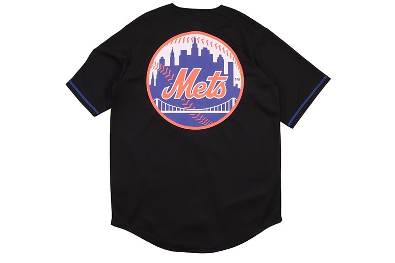 FANATICS NEW YORK METS BASEBALL SHIRT (ML2122SS0001:BLACK)