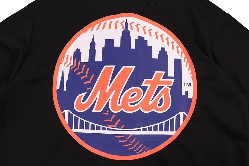FANATICS NEW YORK METS BASEBALL SHIRT (ML2122SS0001:BLACK)