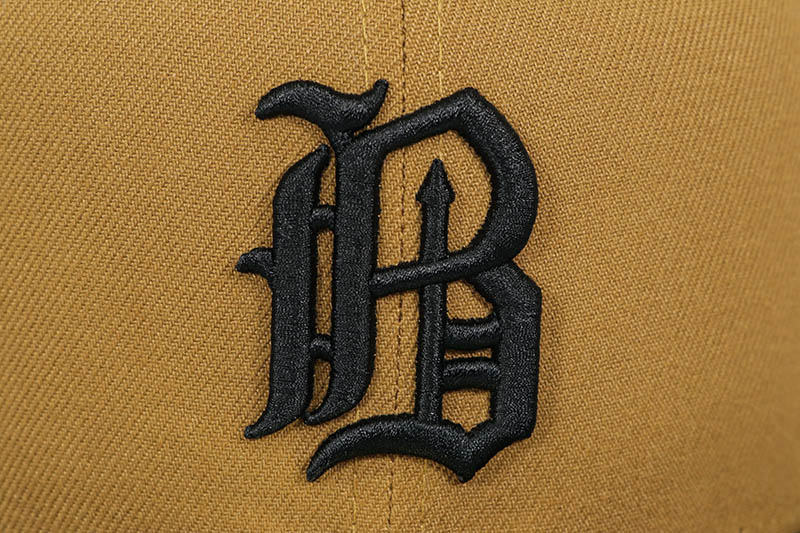 NEW ERA BIRMINGHAM BLACK BARONS 59FIFTY FITTED CAP (20YEARS SIDE PATCH/GREEN UNDER VISOR/OLD GOLD BLACK) 14439551