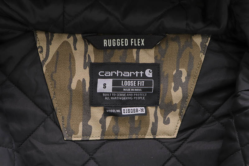 Carhartt RUGGED FLEX DUCK LOOSE FIT INSULATED CAMO ACTIVE JACKET (106098-G47:MOSSY OAK BOTTOMLAND CAMO)