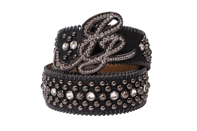 Pelle Pelle X B.B. SIMON LIMITED EDITION CURSIVE ICON BELT (3382-J59-CLEAR-BF)