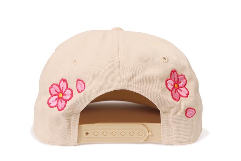 oMA STUDIOS NY KANJI CHERRY BLOSSOM HAT (CREAM) | Brand,M-R,oMA