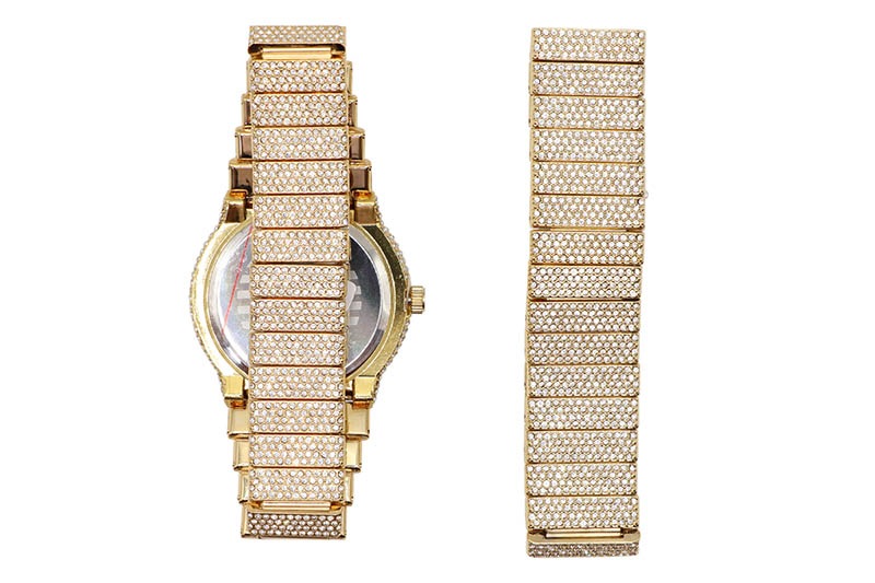ICE STAR ROUND FACE WATCH & BRACELET (9833-101-901) GOLD