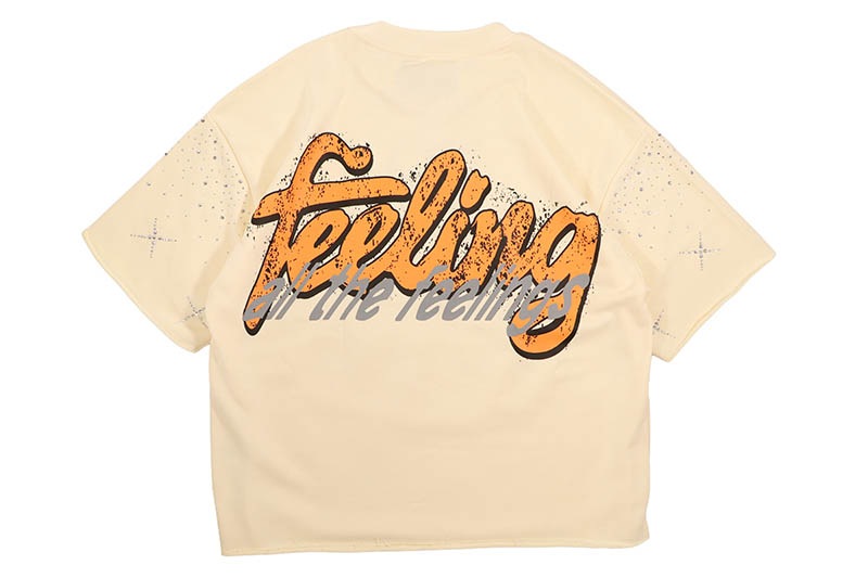 BKYS FEELINGS FRENCH TERRY CROPPED TEE (T1500:OFF WHITE)