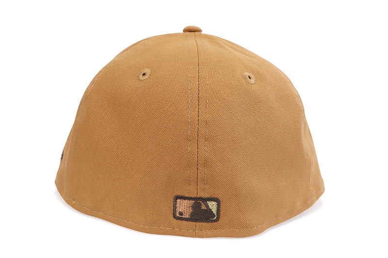 NEW ERA LOS ANGELES DODGERS CITY CONNECT LOGO DUCK CANVAS 59FIFTY FITTED CAP (LIGHT BRONZE) 14745175