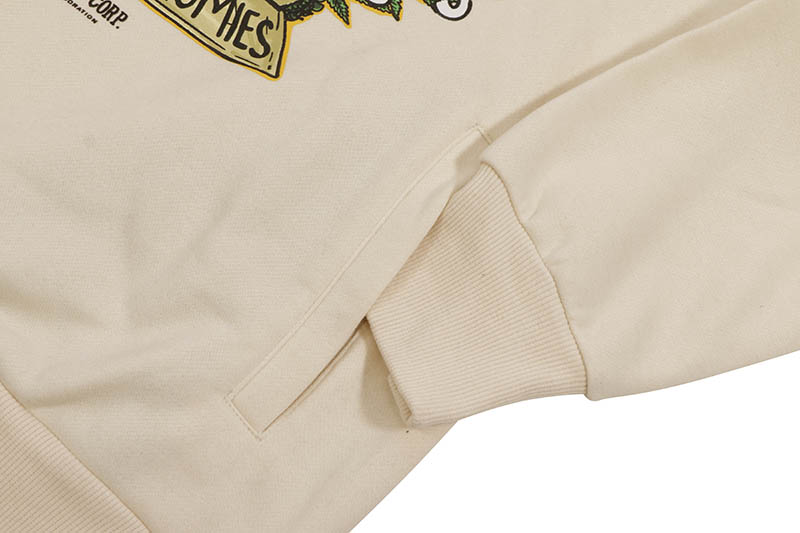 REASON CLOTHING CHEECH & CHONG BEST BUDS HOODIE (CCF23-01:KHAKI)