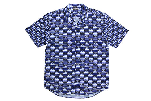 PLEASURES HIGHWAY SHORT SLEEVE BUTTON UP (BLUE)