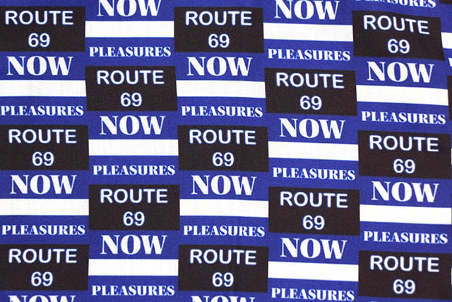 PLEASURES HIGHWAY SHORT SLEEVE BUTTON UP (BLUE)