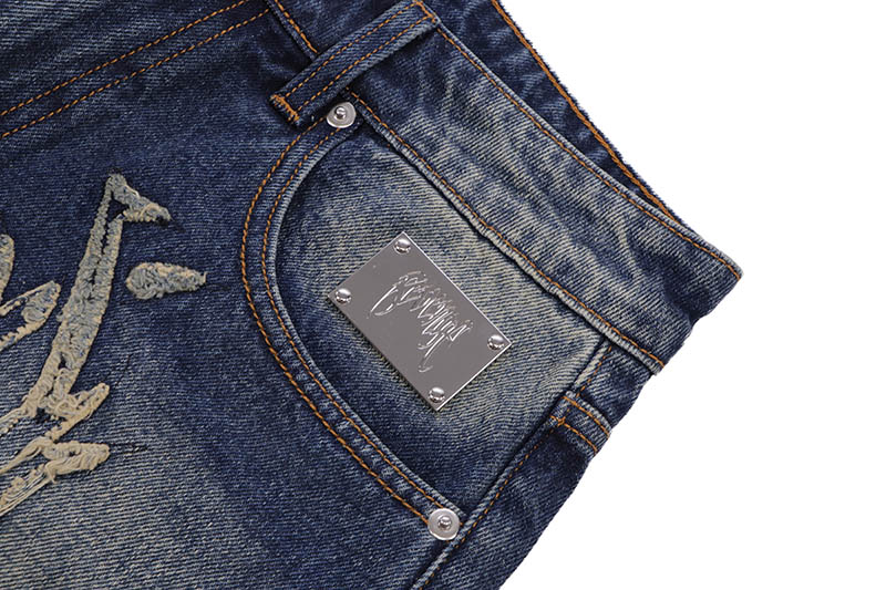 REVENGE THORN DENIM SHORTS (COPPER) | Brand,M-R,REVENGE