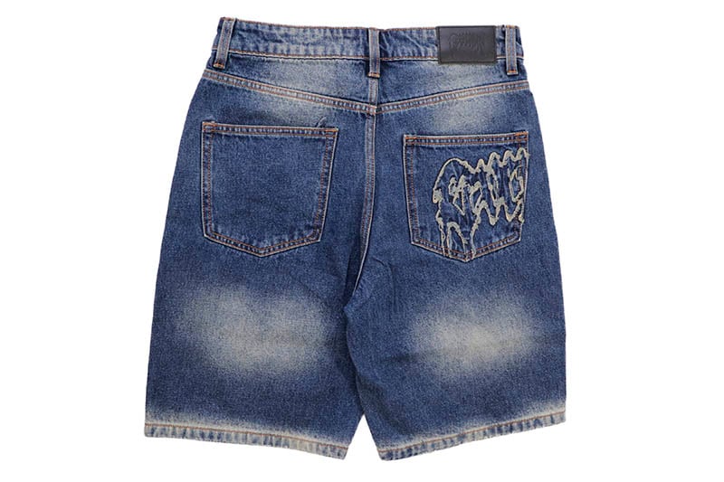 REVENGE THORN DENIM SHORTS (COPPER) | Brand,M-R,REVENGE