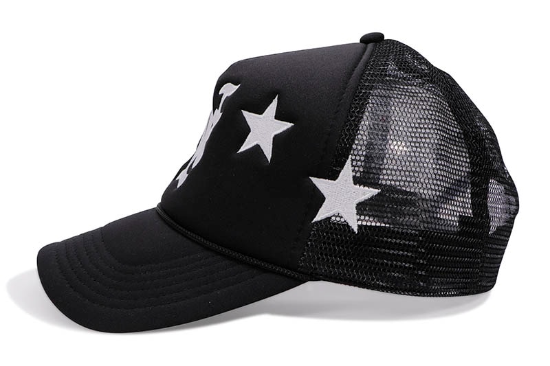 DROPOUT NEW YORK NY FLAMES TRUCKER HAT (BLACK) BB250