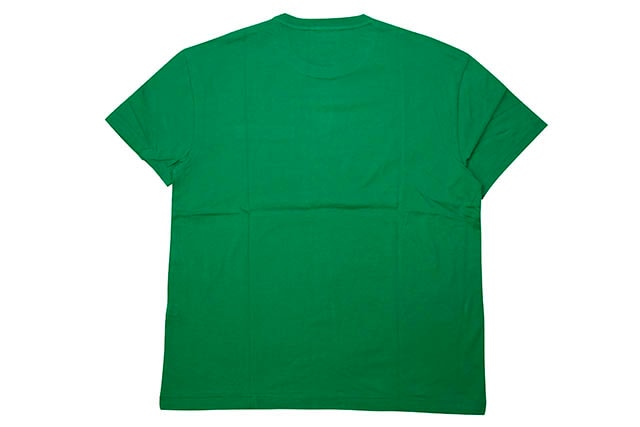 POLO RALPH LAUREN COTTON JERSEY POCKET T-SHIRT (710704248080:CHROMA GREEN)
