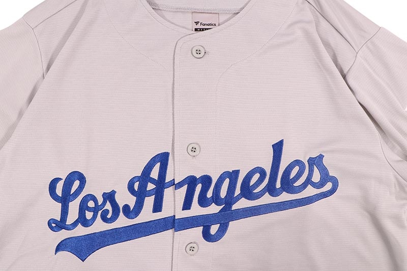 FANATICS LOS ANGELES DODGERS BASEBALL SHIRT (ML2122SS0001:GREY)