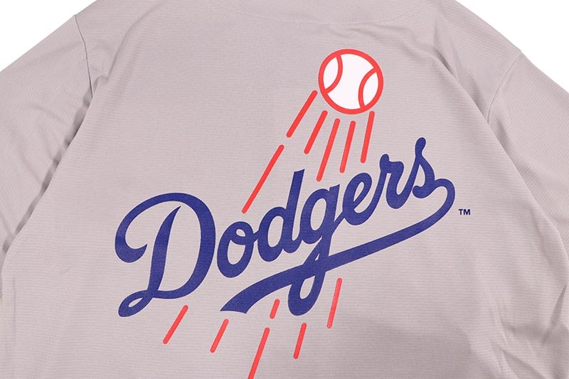 FANATICS LOS ANGELES DODGERS BASEBALL SHIRT (ML2122SS0001:GREY)