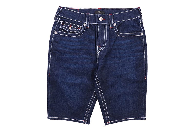 TRUE RELIGION RICKY BIG T FLAP SHORT (700245:DARK MIGRATION WASH)
