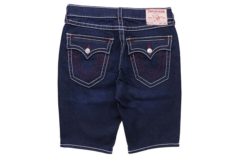 TRUE RELIGION RICKY BIG T FLAP SHORT (700245:DARK MIGRATION WASH)