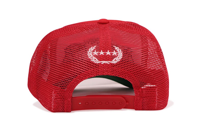 FIELD GRADE BEWARE OF ROTTY FORM TRUCKER HAT (RED) 1004737