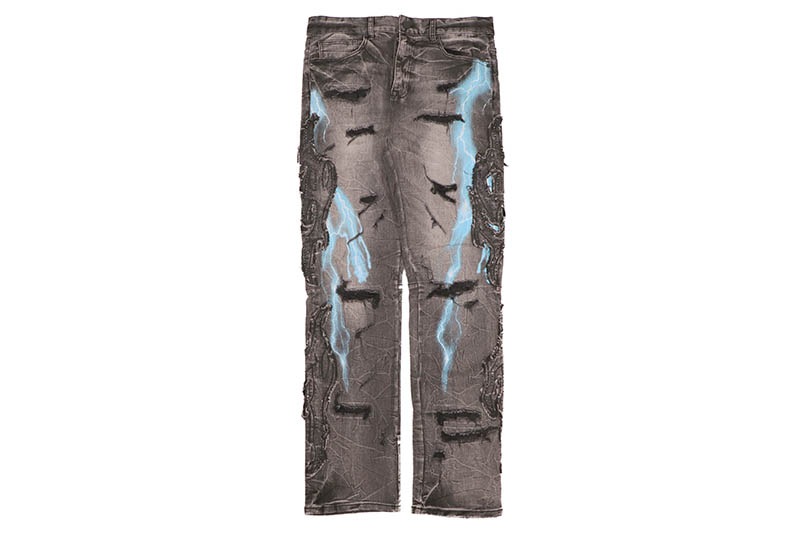 SMOKE RISE LONG STRAIGHT PARADISE COLOR WEFT JEANS (JP25529:ERIS GREY)