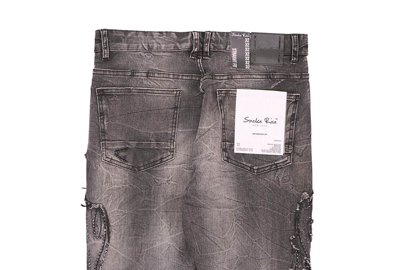 SMOKE RISE LONG STRAIGHT PARADISE COLOR WEFT JEANS (JP25529:ERIS GREY)