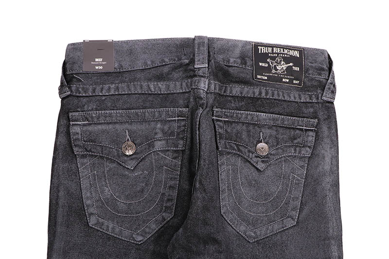 TRUE RELIGION RICKY SUPER T METALLIC STRAIGHT JEAN (108702:CYGNUS