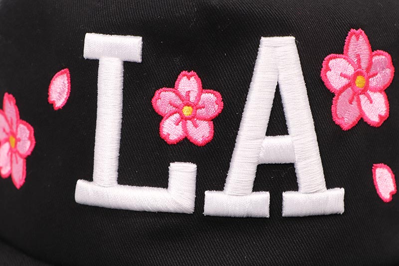 oMA STUDIOS LA CHERRY BLOSSOM HAT (BLACK)