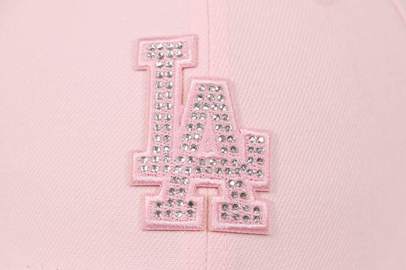 NEW ERA LOS ANGELES DODGERS RHINESTONE 9FORTY ADJUSTABLE CAP (PINK