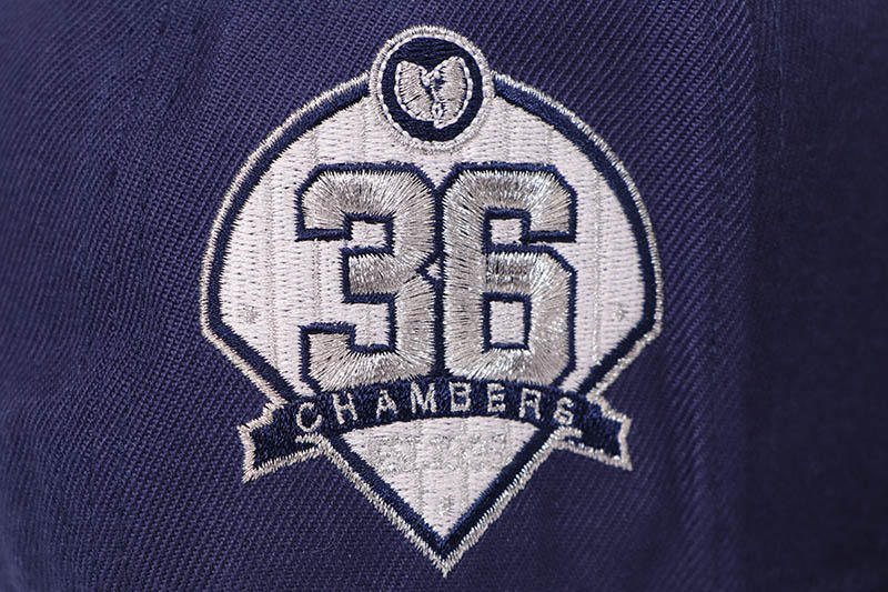 TWNTY TWO WU-TANG 36 CHAMBERS EST. 1993 SNAPBACK CAP (NAVY/BLACK