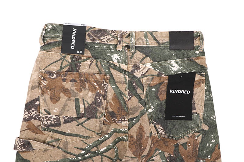 KINDRED DOUBLE KNEE CAMO SHORTS (KD2116C:CANVAS VINTAGE) | Brand