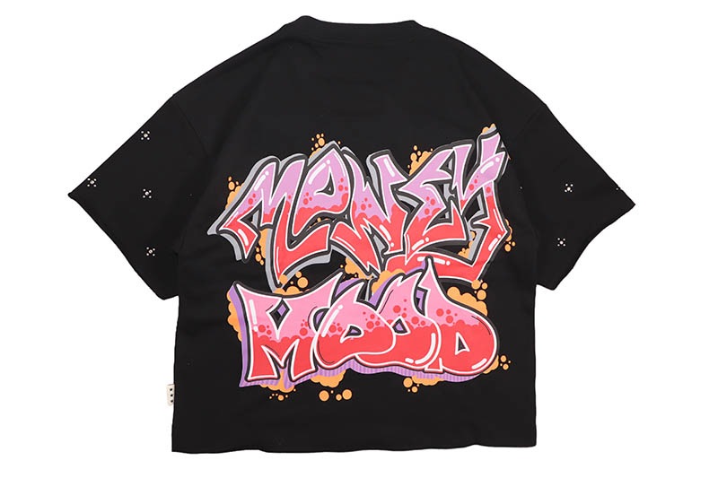 BKYS MONEY MOOD FRENCH TERRY CROPPED TEE (T1512:BLACK)