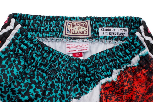 MITCHELL & NESS SWINGMAN MESH SHORTS(ALL-STAR EAST/1996/BLACK)