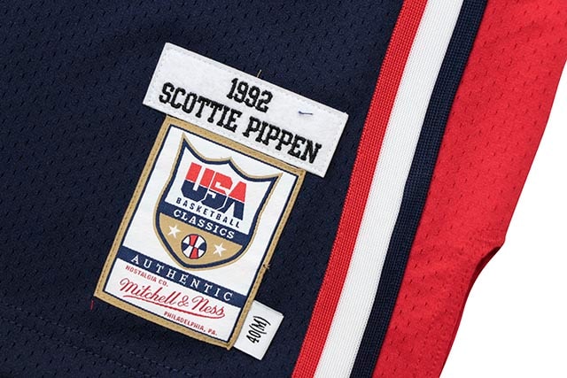 MITCHELL&NESS AUTHENTIC JERSEY TEAM USA 1992 SCOTTIE PIPPEN #8